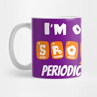 I'm only spooky periodically funny science halloween Mug